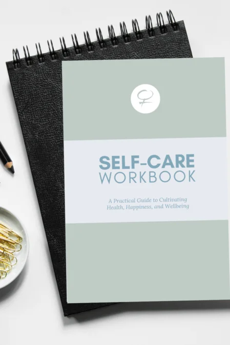 Fornt Cover Self Care Workbook